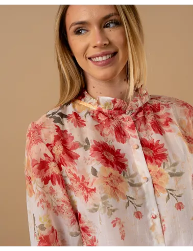 Chemise fleurs