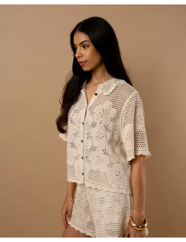 Chemise macramé