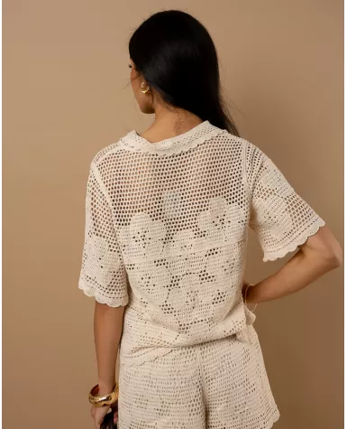 Chemise macramé