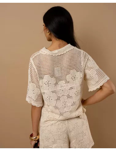 Chemise macramé