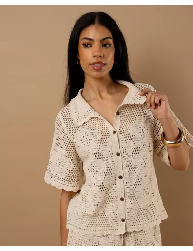 Chemise macramé