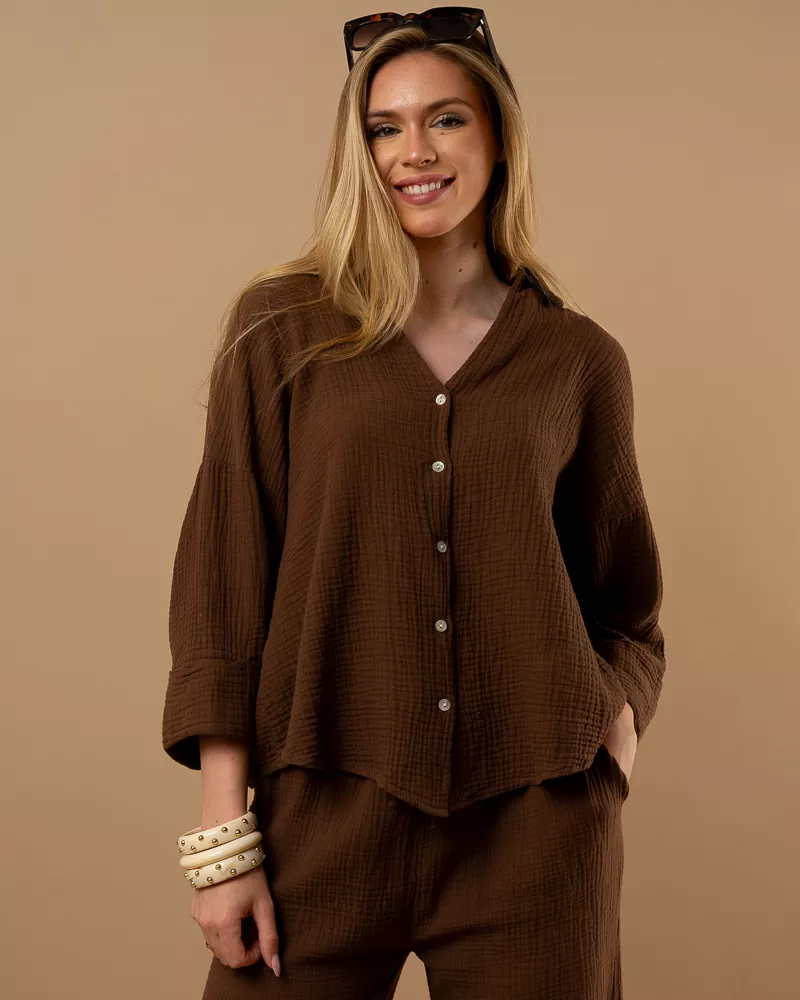 Chemise gaze de coton