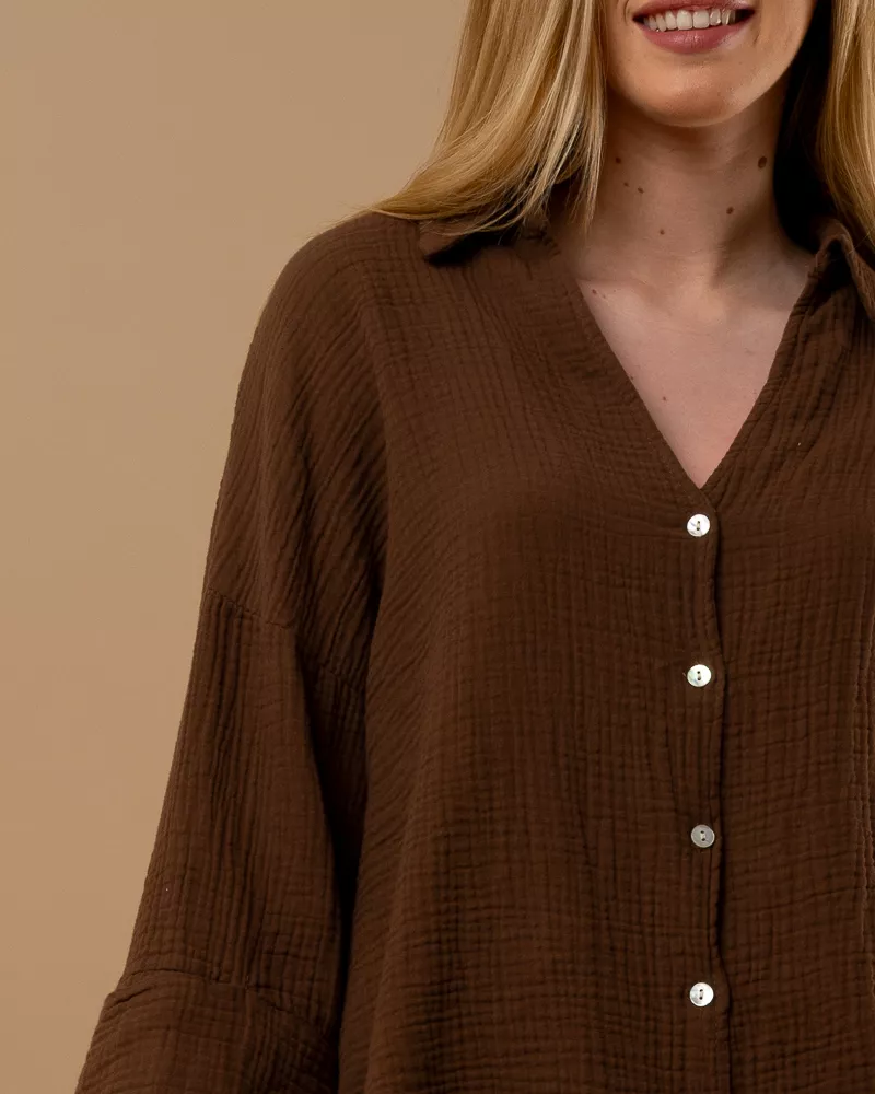 Pantalon gaze de coton