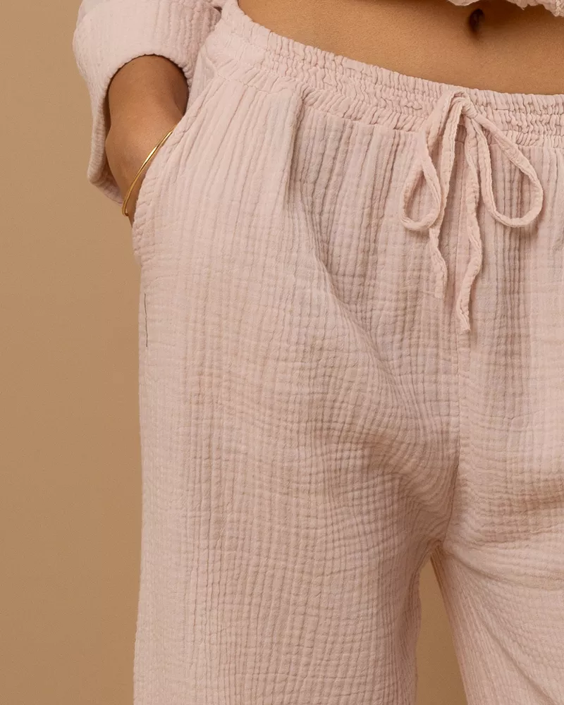 Pantalon gaze de coton