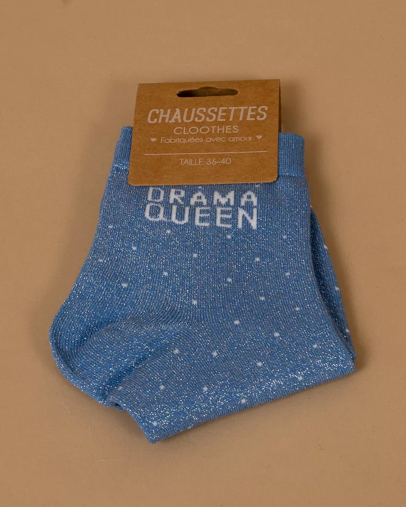 Chaussettes pois message