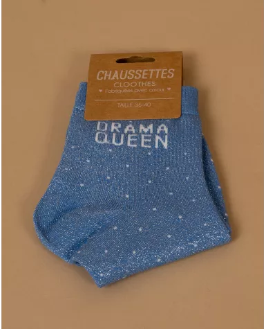 Chaussettes pois message