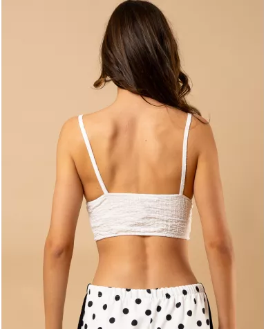 Bralette gaufre