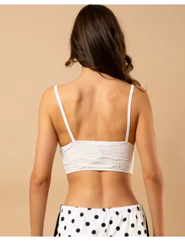 Bralette gaufre