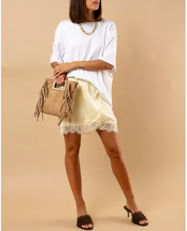 Jupe courte dentelle