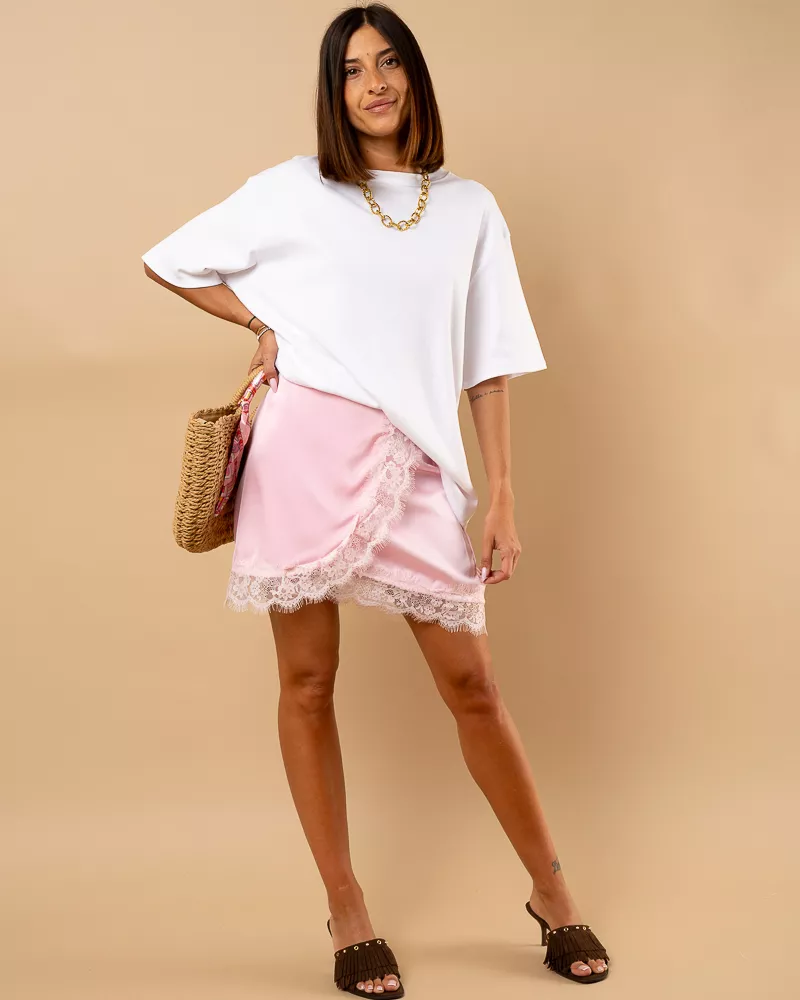 Jupe courte dentelle