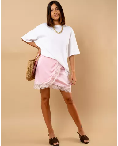 Jupe courte dentelle
