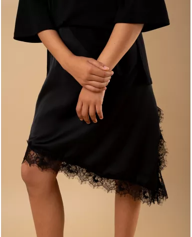 Jupe bas dentelle