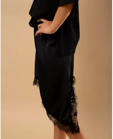 Jupe bas dentelle