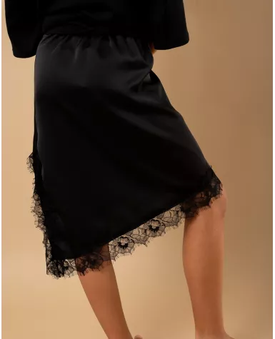 Jupe bas dentelle