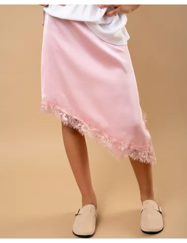 Jupe bas dentelle