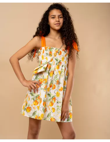 Robe citrons + sac