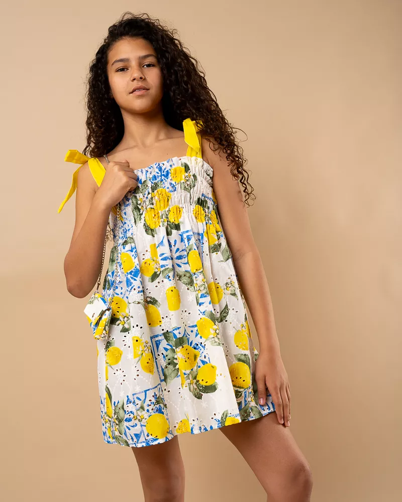 Robe citrons + sac
