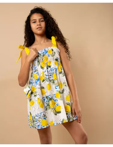 Robe citrons + sac