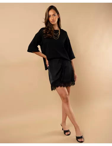 Jupe courte dentelle