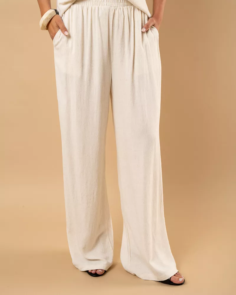 Pantalon lin