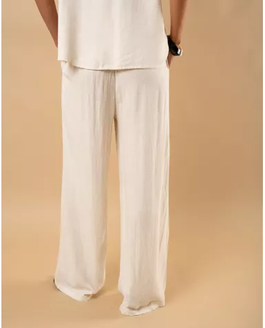 Pantalon lin