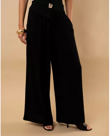 Pantalon lin 3/4