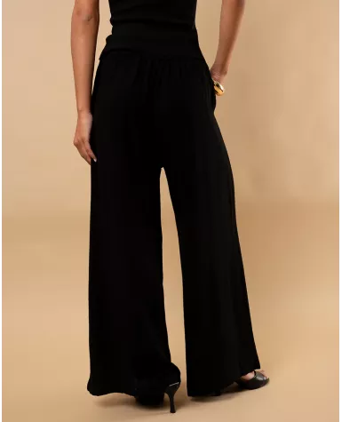 Pantalon lin 3/4
