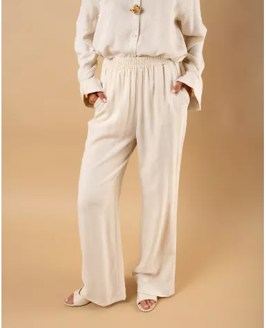 Pantalon lin