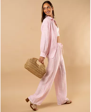 Chemise rayures Carolina