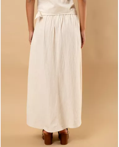 Jupe longue ceinture