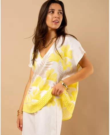Blouse palmes Natty