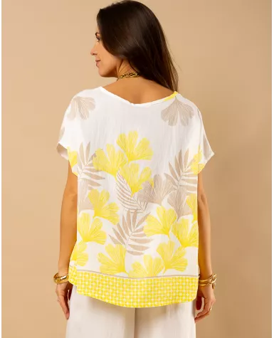 Blouse palmes Natty