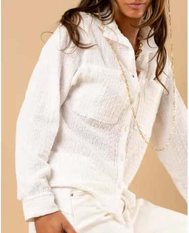 Chemise gaufre