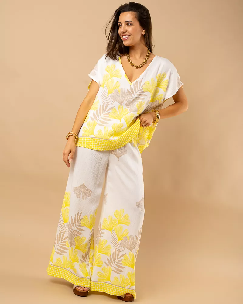 Pantalon palmes Natty