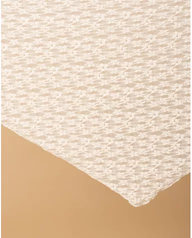 Foulard dentelle fleurs