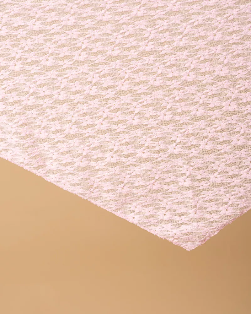 Foulard dentelle fleurs