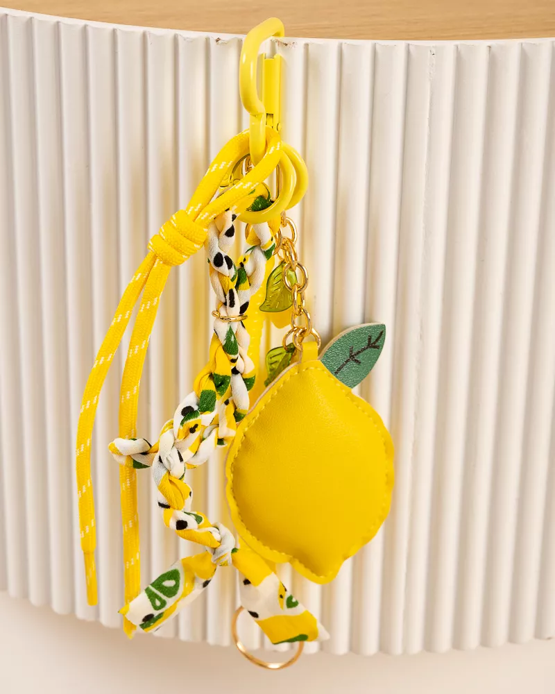 Porte clés citron