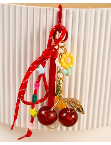 Porte clés cerise