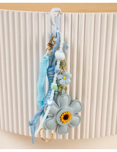 Porte clés fleurs