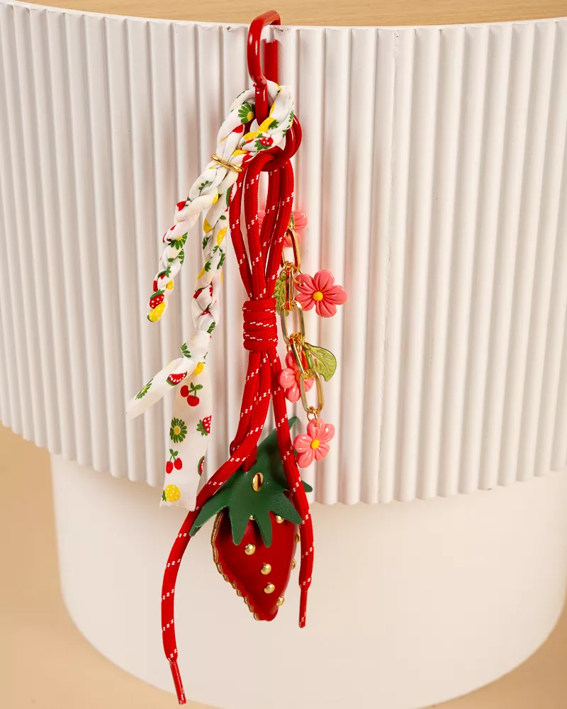 Porte clés fraise