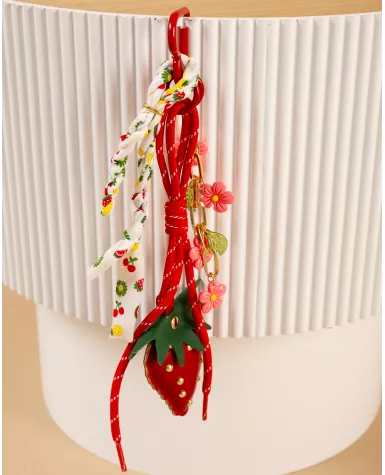 Porte clés fraise