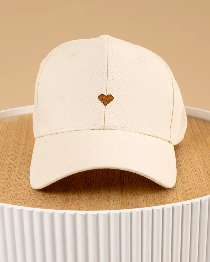 Casquette cœur