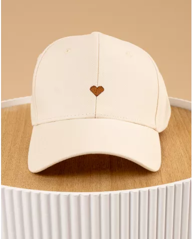 Casquette cœur