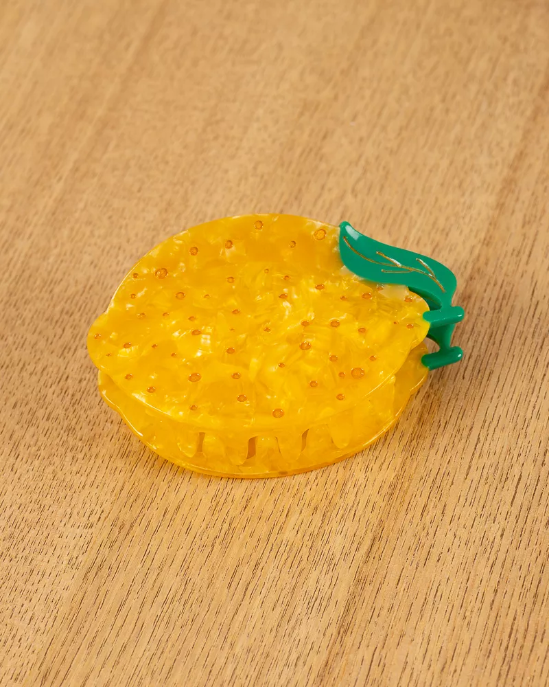 Pince à cheveux citron
