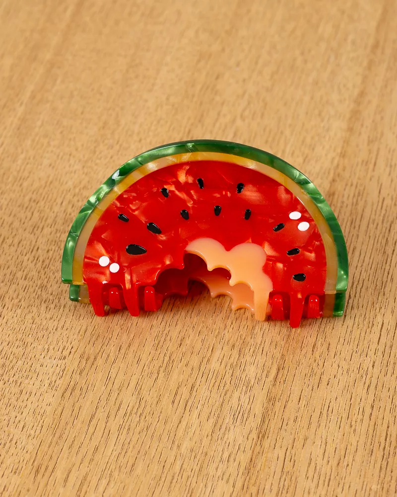 Pince à cheveux pastèque