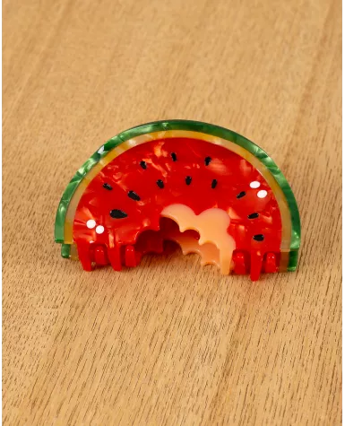 Pince à cheveux pastèque