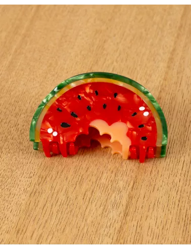 Pince à cheveux pastèque