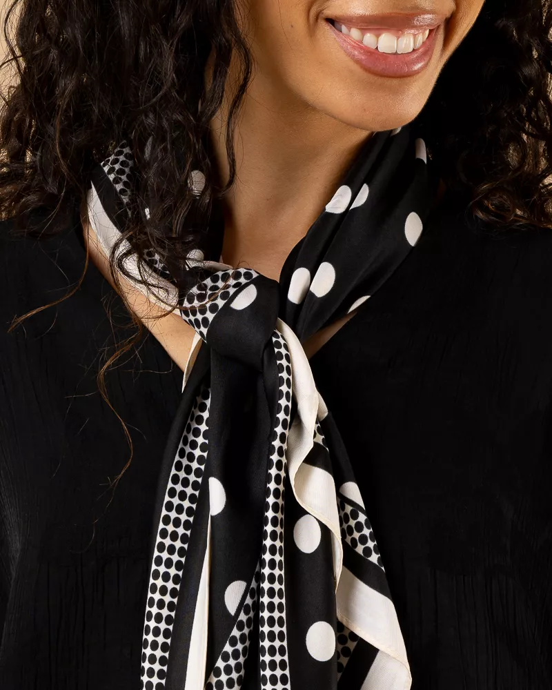 Foulard gros pois