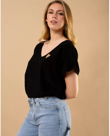 Blouse coeur