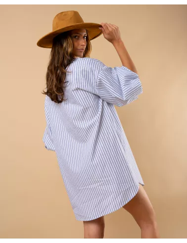 Robe manches bouffantes